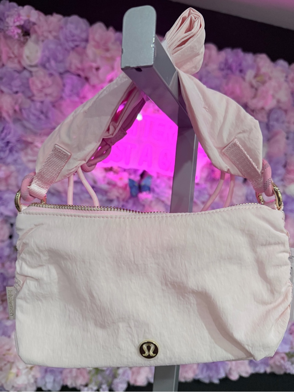 lululemon athletica Pale Pink Shoulder Pouch